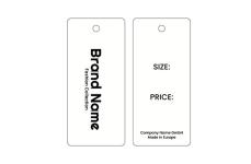 Etiketten aus Karton Model HT-M117