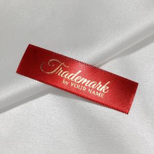 Markenname bedruckte Textiletiketten - TL-M102