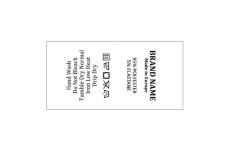 Wäscheetiketten mit Pflegesymbolen Model TC-M30