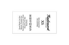 Wäscheetiketten mit Pflegesymbolen Model TC-M41