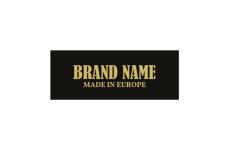 Markenname bedruckte Textiletiketten Model TL-M50