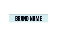 Markenname bedruckte Textiletiketten Model TL-M7
