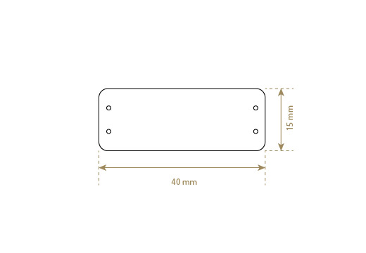 Kunstleder Etiketten Model EP-M104