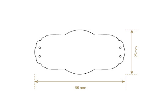Kunstleder Etiketten Model EP-M105