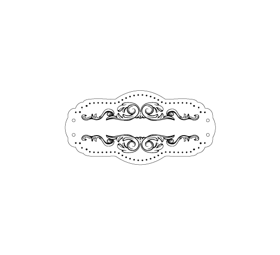 Kunstleder Etiketten Model EP-M105