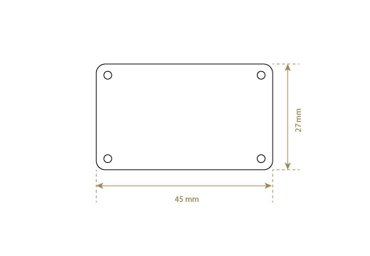 Kunstleder Etiketten Model EP-M132