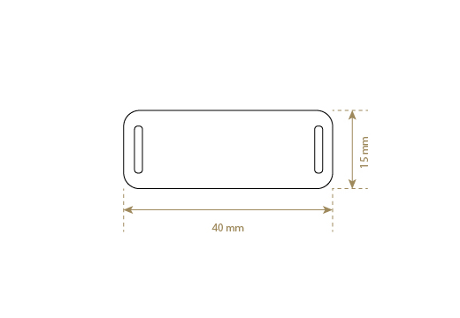 Kunstleder Etiketten Model EP-M169