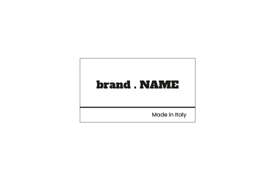 Lederetikett aus Echt-Leder Model EP-M22