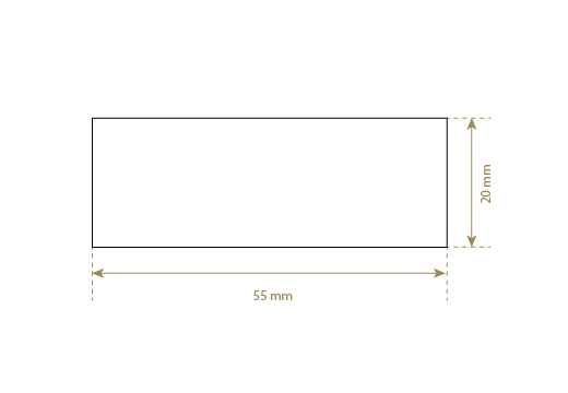 Lederetikett aus Echt-Leder Model EP-M56