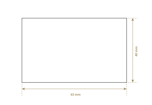 Lederetikett aus Echt-Leder Model EP-M68