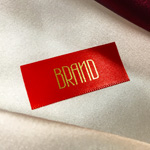 Markenname bedruckte Textiletiketten - TL-M11