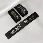 Markenname bedruckte Textiletiketten - TL-M133