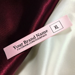 Markenname bedruckte Textiletiketten - TL-M22
