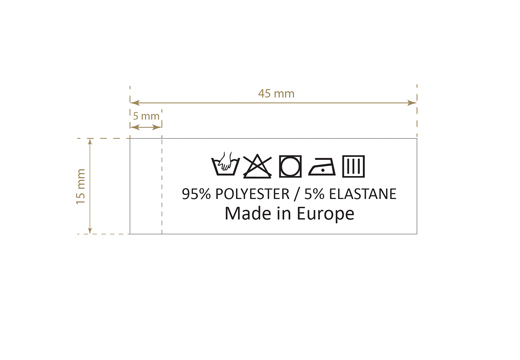 Wäscheetiketten Modell TC-M407