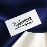 Textiletikett aus Satin gedruckt Modell TL-M44