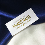 Markenname bedruckte Textiletiketten - TL-M47