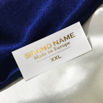 Markenname bedruckte Textiletiketten - TL-M48