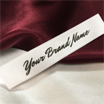 Markenname bedruckte Textiletiketten - TL-M6