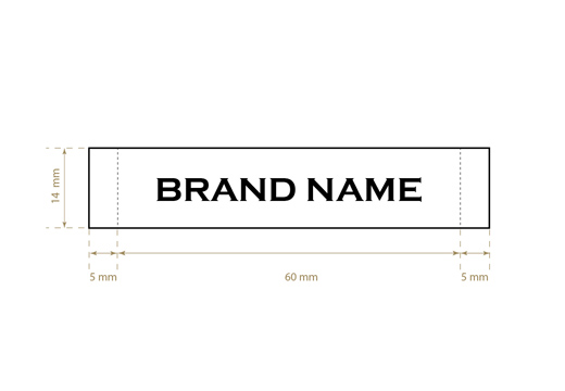 Gewebte Etiketten Model WL-M86